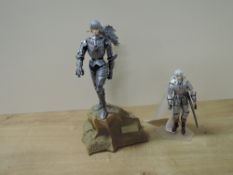 Berserk Anime Griffith Figures, 2002 Art of War Millennium Falcolm Edition standing on rock style