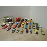 Matchbox Playworn Die-casts, including 37 Lesney Karrier Bantam Coca Cola, 34 Volkswagen