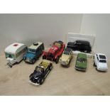 Polistil mixed Die-casts,1:16 scale Alfa Romeo Alfetta 1750, smaller scale Volkswagen 1303
