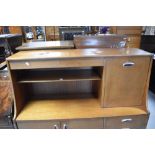 A mid Century vintage teak G plan sideboard/buffet , width approx. 124cm