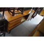 A vintage teak sideboard, width approx 194cm
