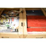 Two boxes of Dirt Bike Magazines