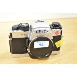 Leica R7 35mm SLR camera. Lens mount: Leica R. Produced in 1996, made in Germany.