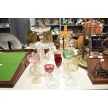 A selection of 19th and 20th-century glassware, to include a quantity of crystal cut decanters