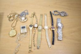 An assortment of wristwatches, including Limit and Callaway with paste and marcasite set pieces