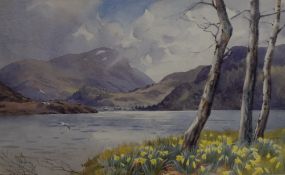 *Local Interest* Edward G Hobley (British 1866 - 1916) A pair of watercolours, the first depicting