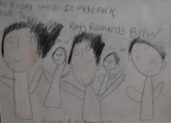 Richard.... (British contemporary) The Rolling Stones in Hyde Park, an endearing juvenile