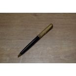 A Parker 51 Vacumatic mechanical pencil in Black with Gold Fill Cap