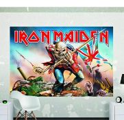 A large Iron Maiden wall mural - brand new item , come will all you need to wall hang it - see