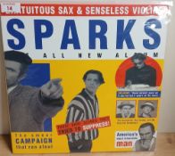 A Sparks vinyl album ' Gratuitous Sax and Senseless Violins ' NM/NM 2019