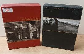 A U2 triple CD Box Set lot - VG/EX - for both - nice items - the Joshua Tree and the Unforgettable