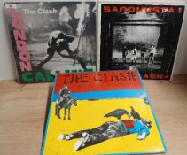 A lot of three albums by The Clash VG ( Sleeve wear ) VG+ - London Calling / Give Em Enough Rope /