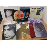 A Ten record lot - a mixed selection - ideal for shop / reseller - VG/VG - Kate Bush , Bob Dylan ,