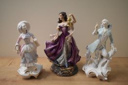 A limited edition Franklin Mint fine porcelain figurine 'Catherine' from 'Wuthering Heights' limited