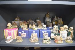 A large selection of thirty one Lilliput Lane models to include 'Seaview', 'Runswick House', '