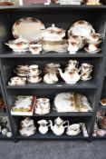 A large quantity of 20th-century Royal Albert 'Old Country Rose' bone china tea and dinner