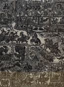 After John Lawrence (British 20th Century) A pair of engravings 'The Road to Canterbury I' and '