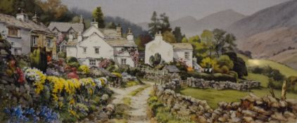 *Local Interest* After Judy Boyes (British b.1943) Lithograph 'Early Summer Troutbeck' a depiction