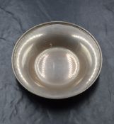A Stieff silver dish, of circular form having a moulded rim, marked STIEFF STERLING 060-8, 15.5cm