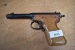 A DIANA MOD 2 AIR PISTOL, serial number 052988, stamped Made In Germany, in working order