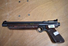A Crossman Medalist Model 1322 .22 cal air pistol, serial no 279004725 manufactured feb1979