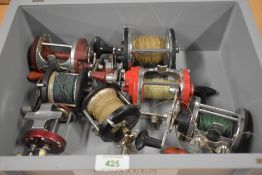 a selection of sea/multiplier reels by Ocean city and Intrepid