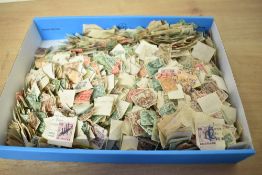 A substantial collection of stamps from Malta, mainly, both on and off paper, likely numbering