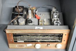 A mid 20th-century Decoli Dulci radiogram parts, 32cm, marked to front, condition consistent with