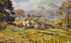 *Local Interest* After Judy Boyes (British 1943) Lithograph 'Oak Howe, Great Langdale' a traditional