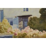 *Local Interest* Donald Southern (British 20th Century) Watercolour, study of the front door of a