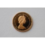 An Elizabeth II 1980 Royal Mint Proof Gold Sovereign, Rev George And Dragon, 8.00 Grams,