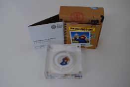 A Royal Mint 2019, Paddington At St Pauls Silver Proof Fifty Pence With Colour, Limited Edition