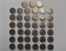 An Amount Of Fifty Pence Coins, 1973 Accession To The European Economic Community, Many