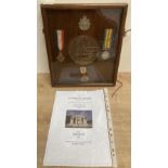 WW1 8th Borders Battle of Lys, German Spring Offensive casualty, comprising 1914-15 star, British