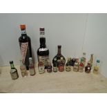 Mixed Alcohol and Miniatures, Primavera 17% vol, 75cl, Royal Cassis De Dijon 20% vol, 70cl, Mateus