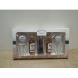 Bowmore Islay Single Malt Scotch Whisky Miniature Gift Set, 12 Year 43% vol, 5cl x2, Hip Flask, Golf