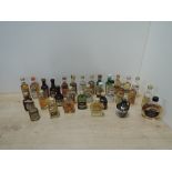 Whisky Miniatures, Bowmore 12 Year Old 70 proof, 4.7cl, 43% vol, 50ml, Canadian Club 40% vol,