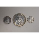 A Queen Victoria Silver Crown 1887 Jubilee Head, A Queen Victoria 1887 Shilling, A Queen Victoria
