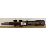 WW2-period Fairbairn-Sykes Commando fighting knife by Wilkinson, 16.6cm double-edged sharpened spear
