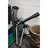 A Telestar by Meade model 60AZ-A2 telescope with adjustable tripod, sold along with a Jessops