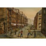 *Local Interest* William G Bell (British 1928 - 2006) Watercolour and Ink on paper 'Ship Street