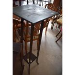 An early 20th Century mahogany plant stand, height approx. 115cm