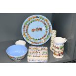 A quantity of Emma Bridgewater pottery children's crockery, to feature a ceramic 'Builders at