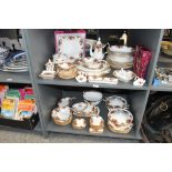 A quantity of 20th-century Royal Albert 'Old Country Rose' bone china tablewares and additional
