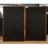 A pair of speakers by Solavox - rare pressure chamber loudspeakers