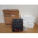 A boxed Sony DJ Mixer - DJ9000 - appears unused - sold as seen
