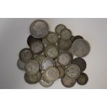 19th And 20th Century British Silver Coinage, Comprising, Half Crown, Florins , Shillings,