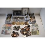 A Collection Of British Pre-Decimal And Decimal Coins Together With An Amount Of World And Empire