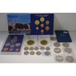 A Collection Of Commemorative British Coins And Decimal BU British Coin Sets, Comprising, £5