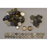 A Collection Of British Silver And Cupronickel Coins And World Coinage. British Silver Comprising